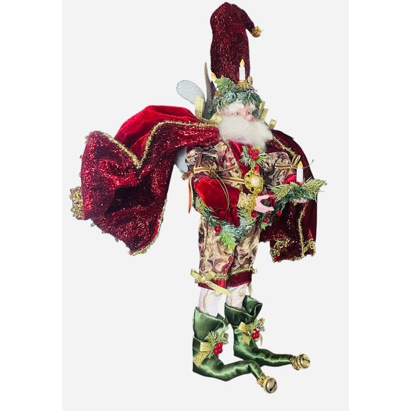 Mark Roberts 22” Fairy Posable Candlelight Crown Red Cape 51-76106 - Picture 4 of 6